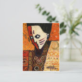 HET GEZICHT VAN HET AFRIKA-Briefkaart Briefkaart (Staand voorkant)