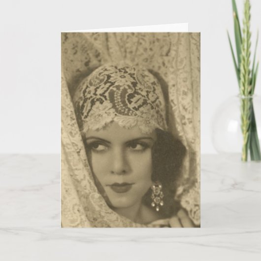 Het gezicht van het art deco kaart (Voorkant)