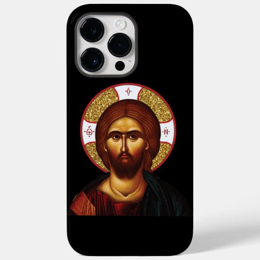 Het gezicht van het heilige Christus icoon Case-Mate iPhone Case (Achterkant)