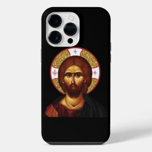 Het gezicht van het heilige Christus icoon iPhone 14 Pro Max Hoesje