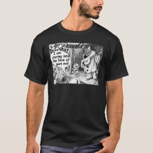 Het gezicht van het pure aambeeld (Banjo Clown) T-shirt