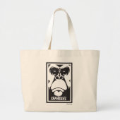 Het gezicht van Ishmael Grote Tote Bag (Voorkant)
