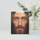 Het gezicht van Jezus Briefkaart (Staand voorkant)