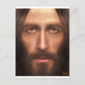 Het gezicht van Jezus Briefkaart (Voorkant)