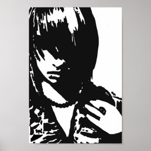 Het gezicht van kunst poster