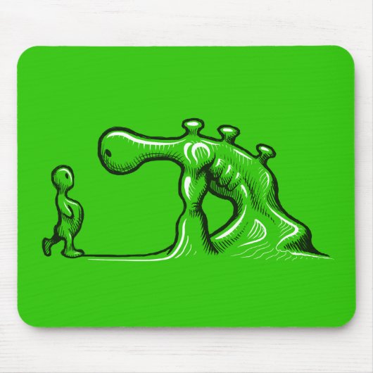 Het gezicht van mousepad muismat (Voorkant)