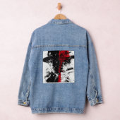 Het gezicht van twee werelden denim jacket (Hangar)