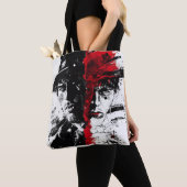 Het gezicht van twee werelden tote bag (Dichtbij)
