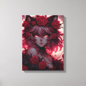 Het gezicht van verboden Rozen Canvas Afdruk (Voorkant)