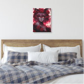 Het gezicht van verboden Rozen Canvas Afdruk (Insitu (Slaapkamer))