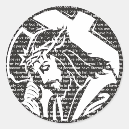 Het gezicht van Ware Liefde.png Ronde Sticker (Voorkant)