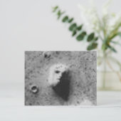 Het gezichtsveld van MARS-_-Cydonia Mensae Briefkaart (Staand voorkant)