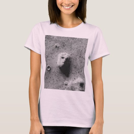 Het gezichtsveld van MARS-_-Cydonia Mensae T-shirt (Voorkant)