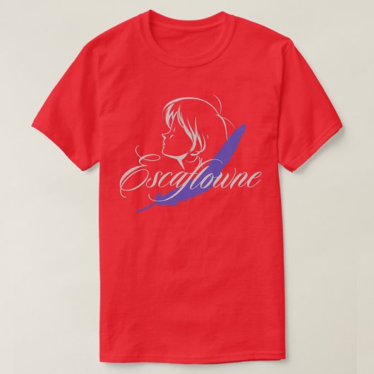 Het gezichtsvermogen van de Escaflowne-veren La vi T-shirt (Design voorkant)