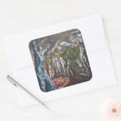 Het gezichtsvermogen van Sint-John Vierkante Sticker (Envelop)