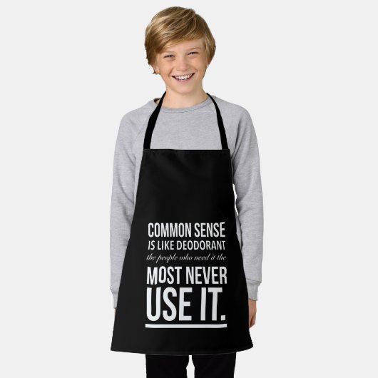 Het gezond verstand is als deodorant, de mensen schort (Gedragen)