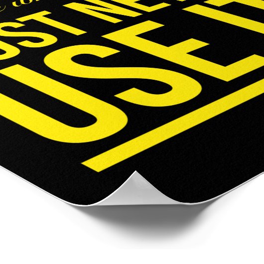 Het gezond verstand is als deodorant grappig citaa poster (Hoek)