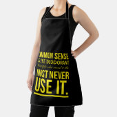 Het gezond verstand lijkt op deodorant schort (Insitu)