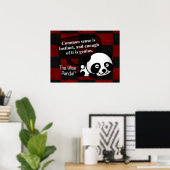 Het gezond verstand maakt je een genie poster (Thuiskantoor)