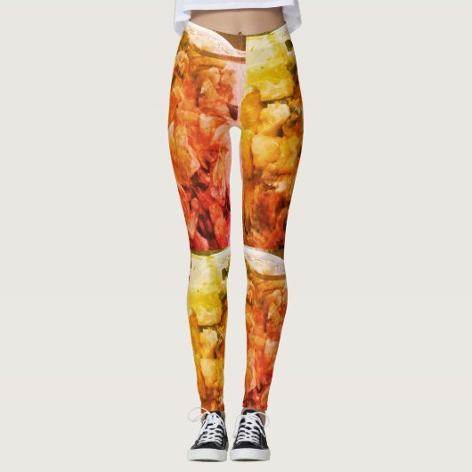 Het gezonde Foodie-Collectie Leggings (Voorkant)