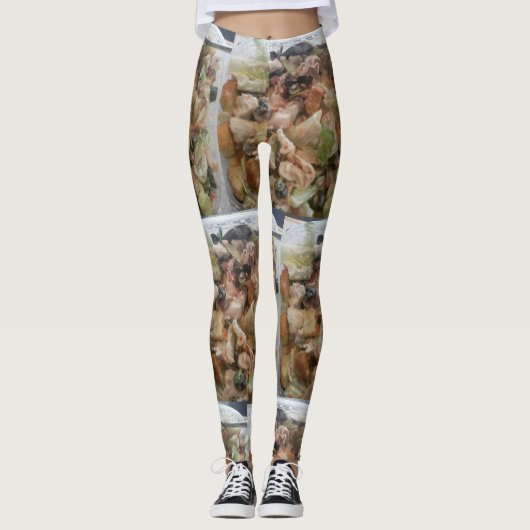 Het gezonde Foodie-Collectie Leggings (Voorkant)