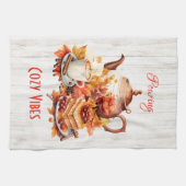 Het gieten van Cosy Vibes - Herfst Theedoek (Horizontaal)