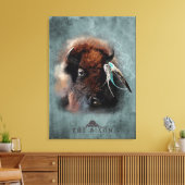 Het gifdoek - Wrapped Canvas Afdruk (Insitu (Woonkamer))