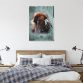 Het gifdoek - Wrapped Canvas Afdruk (Insitu (Slaapkamer))