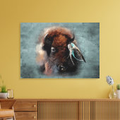 Het gifdoek - Wrapped Canvas Afdruk (Insitu (Woonkamer))