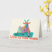 Het Gillen van La Vida Goata van Livin het Kaart (Gele Bloem)