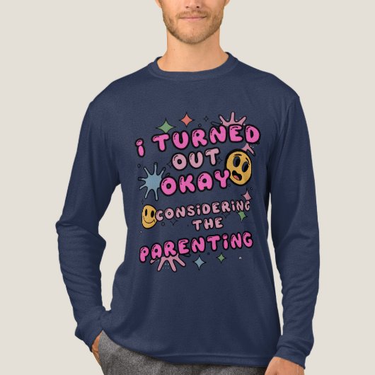 Het ging goed, gezien het Ouderschap Tri-Blend Shirt (Voorkant volledig)