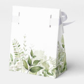Het Girl Greenery Foliage Gold Baby shower Bedankdoosjes (Achterkant)