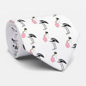 Het Girl Stork Delivery Baby onthult Shower Party Stropdas (Opgerold)