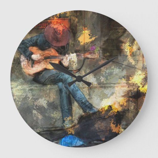 Het gitaarMan Grote Klok (Voorkant)