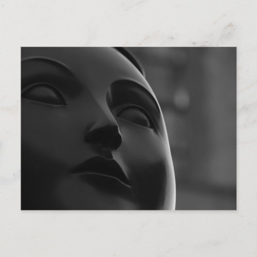 het gladheid van haar standbeeld Botero Briefkaart (Voorkant)