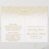 Het  Glam Gold Confetti Wedding Collectie (Voorkant)