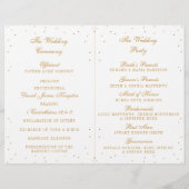 Het  Glam Gold Confetti Wedding Collectie (Achterkant)