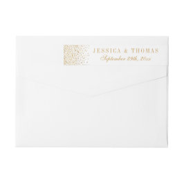 Het  Glam Gold Confetti Wedding Collectie