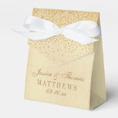 Het  Glam Gold Confetti Wedding Collectie Bedankdoosjes (Voorkant Zijde)