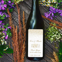 Het  Glam Gold Confetti Wedding Collectie