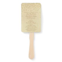 Het  Glam Gold Confetti Wedding Collectie