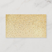 Het Glam Gold Confetti Wedding Collectie Informatiekaartje (Achterkant)