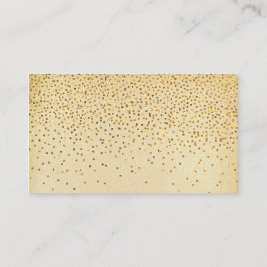 Het  Glam Gold Confetti Wedding Collectie Informatiekaartje (Achterkant)