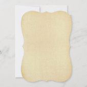 Het  Glam Gold Confetti Wedding Collectie Kaart (Achterkant)