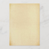 Het  Glam Gold Confetti Wedding Collectie Menu (Achterkant)