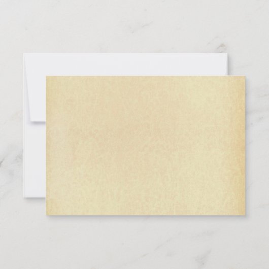Het  Glam Gold Confetti Wedding Collectie RSVP Kaartje (Achterkant)