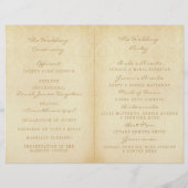 Het  Glam Gold Damask Wedding Collectie (Achterkant)