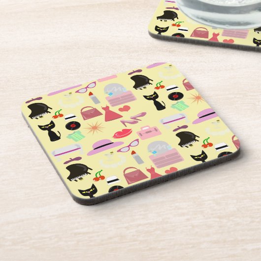 Het Glam Life. Onderzetter (Linkerzijde)