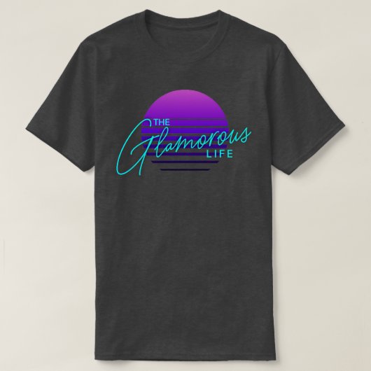Het glamoureuze overhemd van het leven t-shirt (Design voorkant)