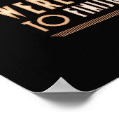 Het glas: Ben je van plan dit af te maken? (16 x 2 Poster (Hoek)